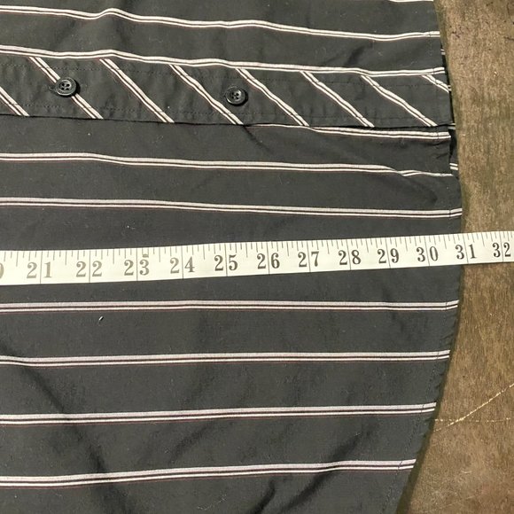 Anchor Blue Vintage Y2K Stripped Embroidered Button Down Shirt Men's Size XL - Picture 11 of 11